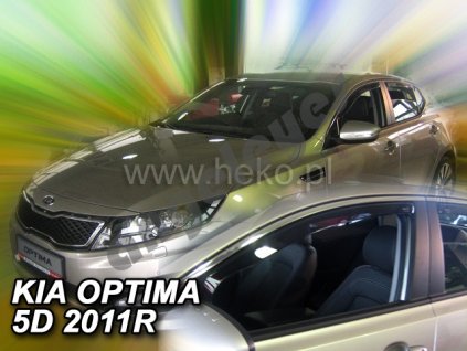 Deflektory na okná pre Kia Optima, 2ks