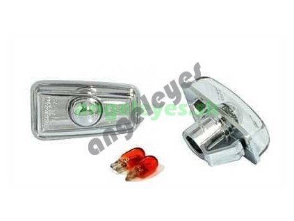 Peugeot 106 bočné smerovky čiry chróm