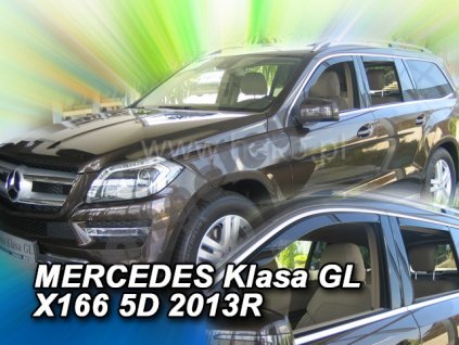 Deflektory na okná pre Mercedes GL X166, GLS X166 4ks