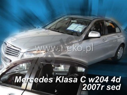 Deflektory na okná pre Mercedes C W204, 2ks