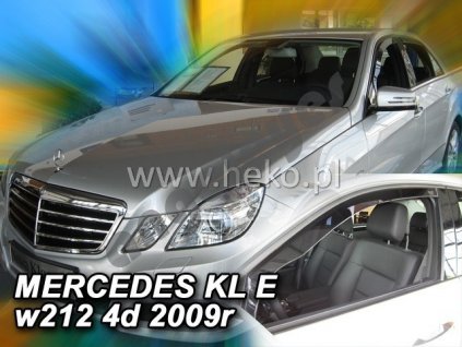 Deflektory na okná pre Mercedes E W212, 4ks