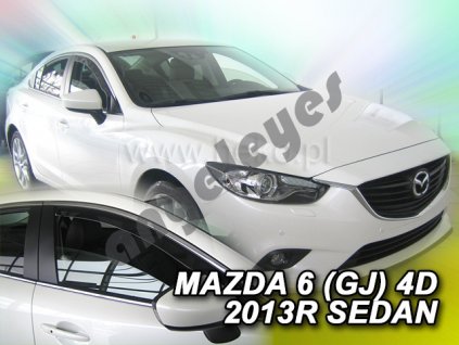 Deflektory na okná pre Mazda 6 GJ, 4ks