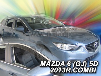 Deflektory na okná pre Mazda 6 GJ, 4ks