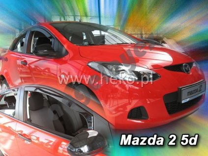 Deflektory na okná pre Mazda 2, 2ks