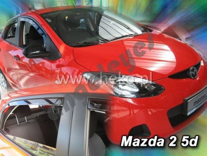 Deflektory na okná pre Mazda 2, 4ks