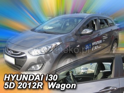 Deflektory na okná pre Hyundai i30 Wagon, 4ks