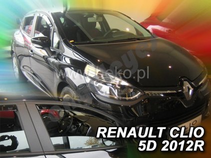 Deflektory na okná pre Renault Clio 4/Grandtour, 2ks