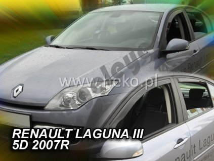 Deflektory na okná pre Renault Laguna 3, 4ks
