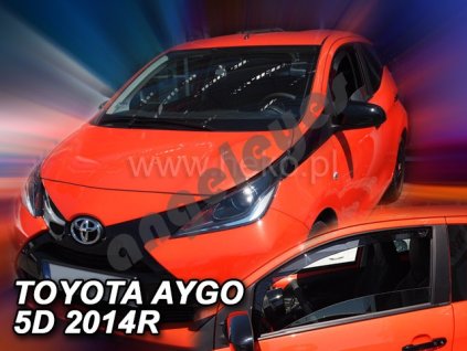 Deflektory na okná pre Toyota Aygo 2, 2ks