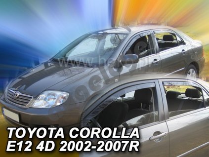 Deflektory na okná pre Toyota Corolla E12, 4ks