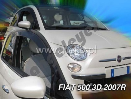 Deflektory na okná pre Fiat 500, 2ks
