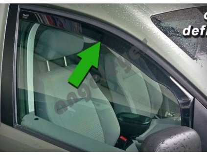 Deflektory na okná pre Nissan Note, 2ks