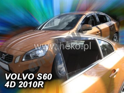 Deflektory na okná pre Volvo S60, 4ks
