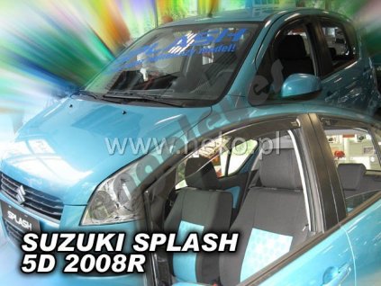 Deflektory na okná pre Suzuki Splash, 2ks
