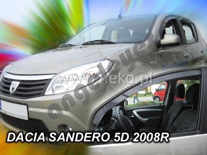Deflektory na okná pre Dacia Sandero/Stepway, 2ks