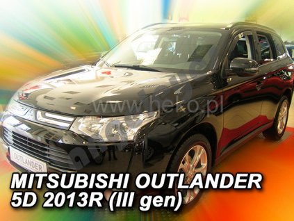 Deflektory na okná pre Mitsubishi Outlander III, 4ks
