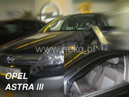 Deflektory na okná pre Opel Astra H, 4ks