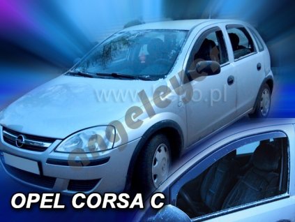 Deflektory na okná pre Opel Corsa C, 2ks
