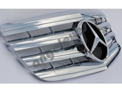 Mercedes E W211 predná maska AMG chrómová