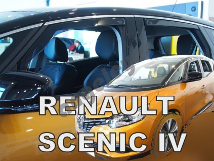 Deflektory na okná pre Renault Scénic 4, 4ks