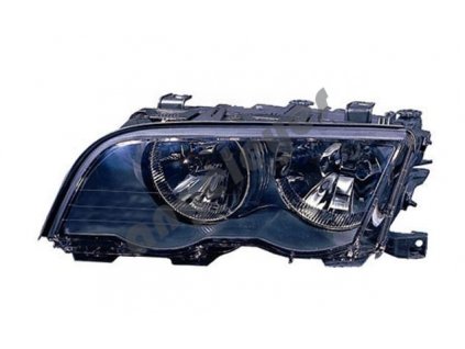 Predné ľavé čierne svetlo BMW E46, rv. 4/99 - 8/01