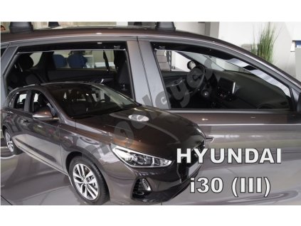 Deflektory na okná pre Hyundai i30 III, 4ks