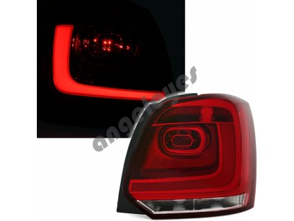 Zadné LED svetlá pre VW Polo 6R červeno-biele