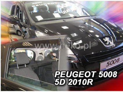 Deflektory na okná pre Peugeot 5008, 4ks