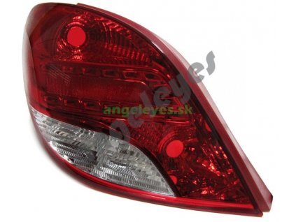 Peugeot 207 zadné ľavé LED svetlo od rv 2009 facelift