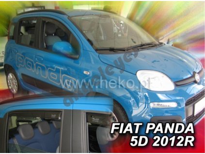 Deflektory na okná Fiat Panda, 4ks