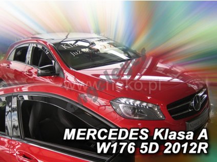 Deflektory na okná pre Mercedes A, 2ks