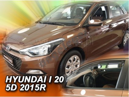 Deflektory na okná pre Hyundai i20, 2ks