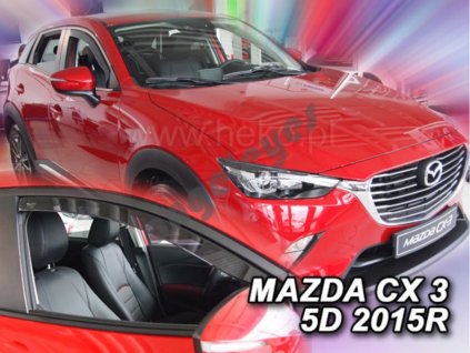 Deflektory na okná pre Mazda CX-3, 2ks