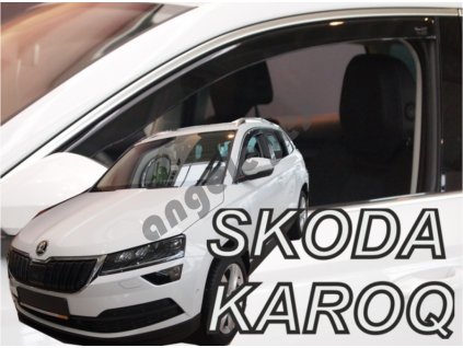 Deflektory na okná pre Škoda Karoq , 2ks