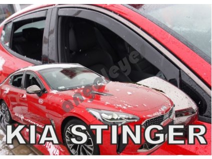 Deflektory na okná pre Kia Stinger 5D, od rv. 2017, 4ks