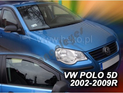 Deflektory na okná pre Volkswagen Polo, rv. 2002-2009, 2ks