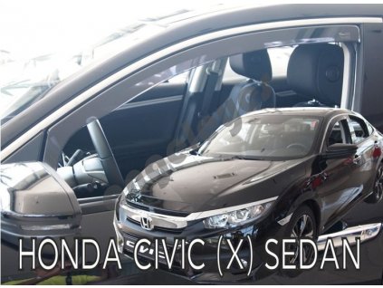 Deflektory na okná pre Honda Civic, od rv. 2017-, 2ks