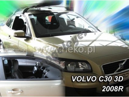Deflektory na okná pre Volvo C30, 2ks