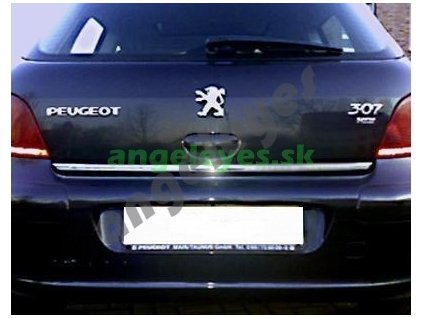 Zadná chrómová lišta Peugeot 307