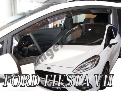 Deflektory na okná pre Ford Fiesta MK7 3D, 2ks
