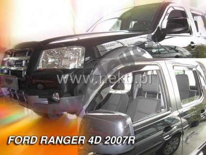 Deflektory na okná pre Ford Ranger ll 4D, 2 ks