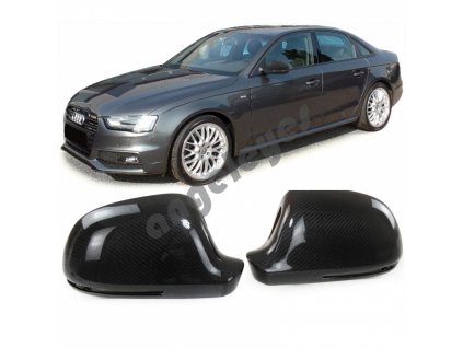 Carbónové kryty zrkadiel Audi A3, A4, A5, A6, Q3