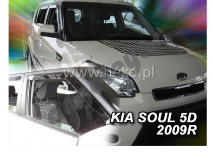 Deflektory na okná pre Kia Soul, 2ks rv. 2009-2014