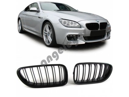 Predná čierna matná maska Šport pre BMW 6  F06/F12/F13