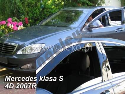 Deflektory na okná pre Mercedes S W221, 2ks