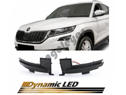 Dynamické LED smerovky Škoda Karoq, Kodiaq