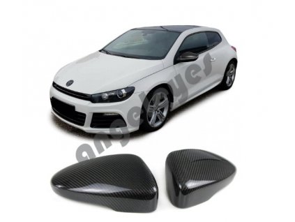 Carbónové kryty zrkadiel VW Scirocco Passat CC Beetle