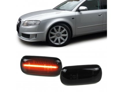 Bočné LED smerovky pre Audi čierne