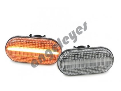 Dynamické bočné LED smerovky biele Smart Fortwo 453 od rv. 2014-
