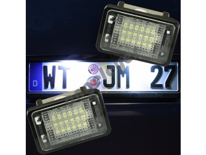 LED osvetlenie ŠPZ pre Mercedes GLK X204, rv. 2008-2012